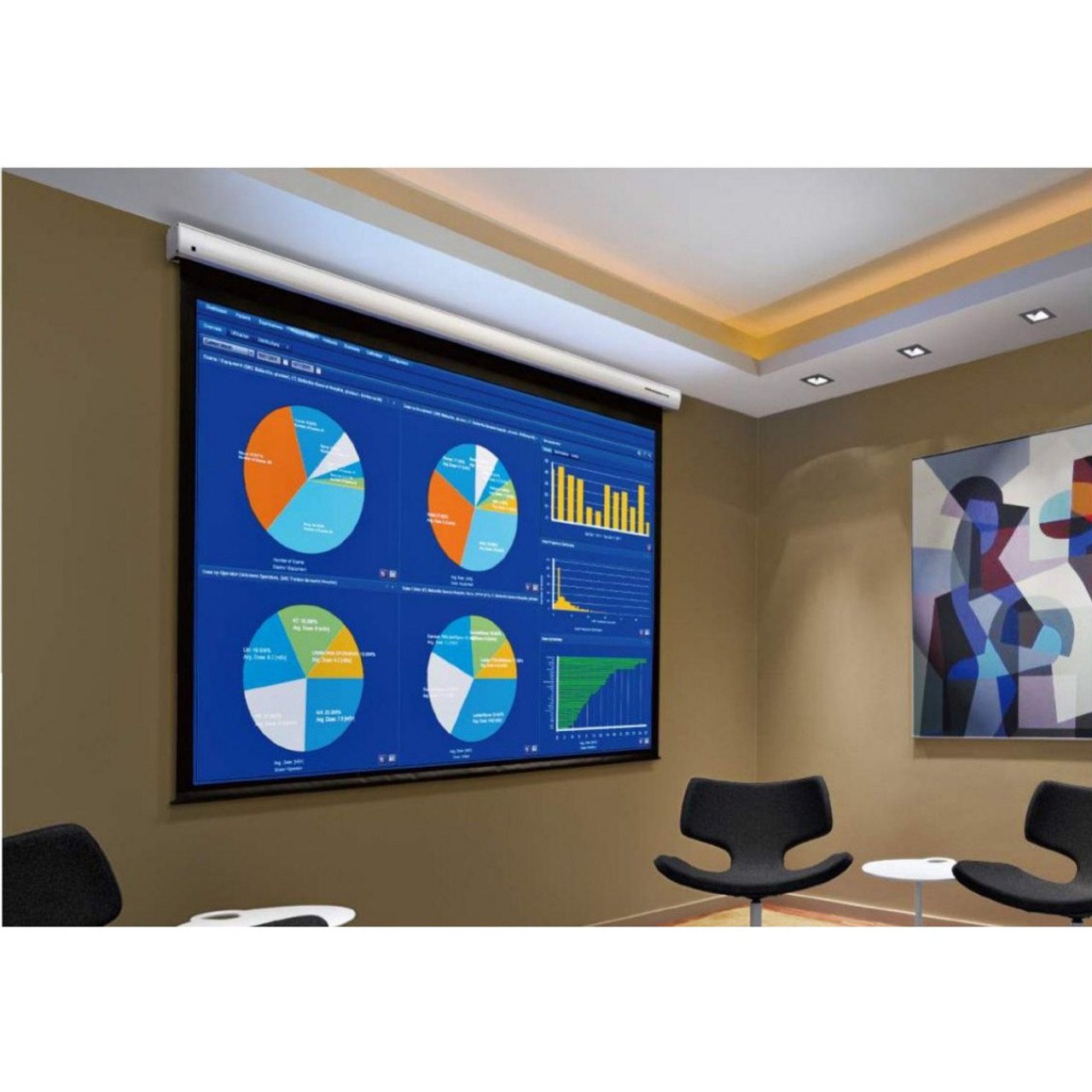 Grandview motorised screen hardware