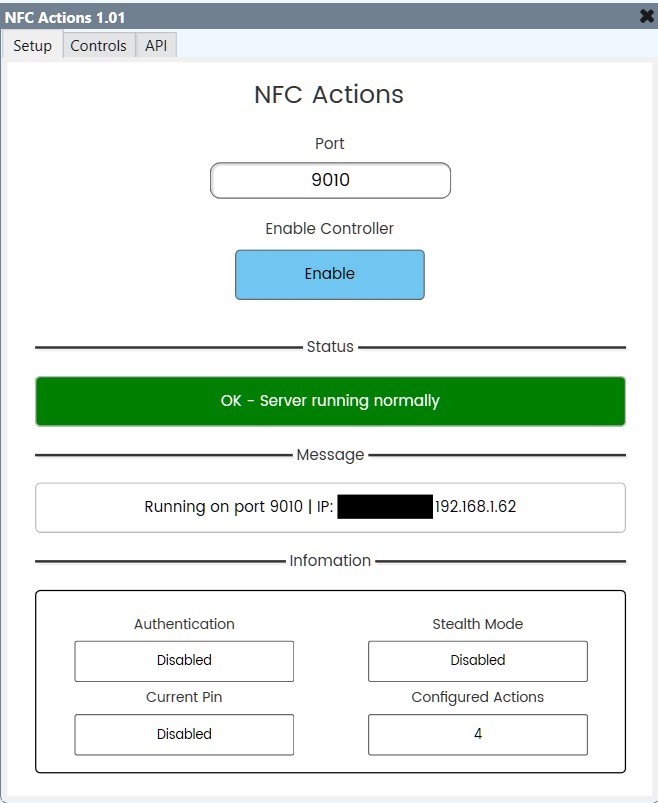 NFC and QR-Code plugin interface