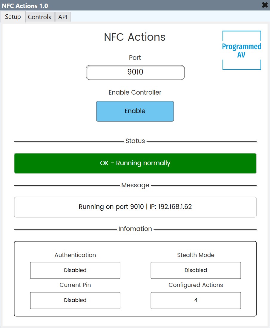NFC and QR-Code plugin interface