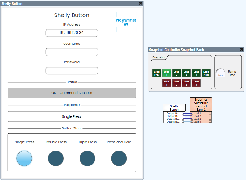 Shelly Button device