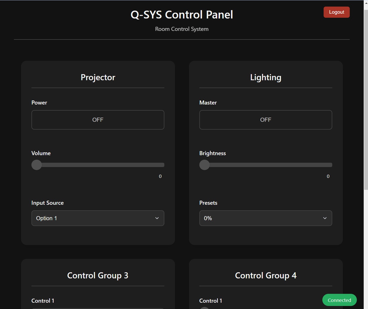 Custom theme applied