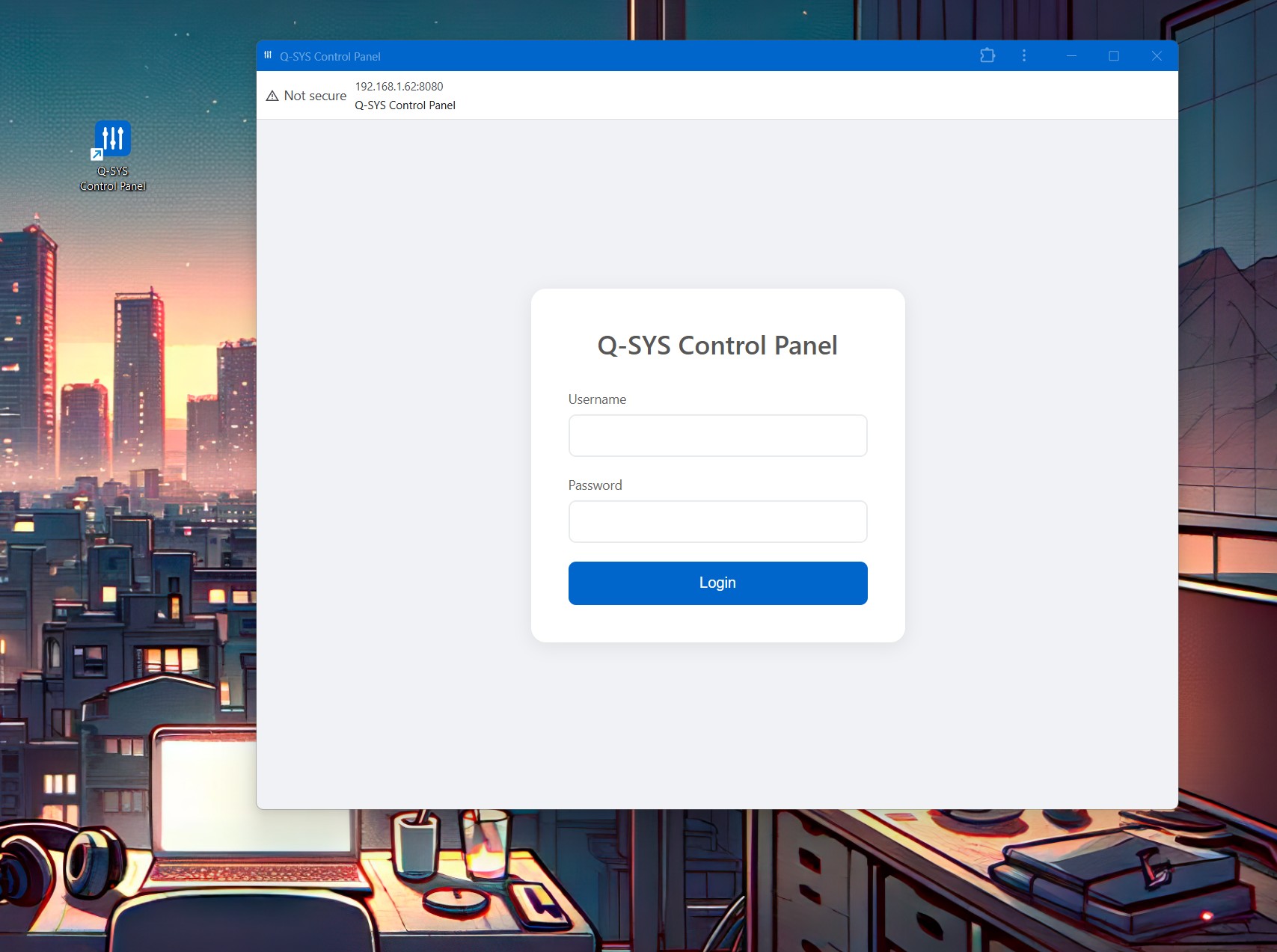 Progressive web app installed