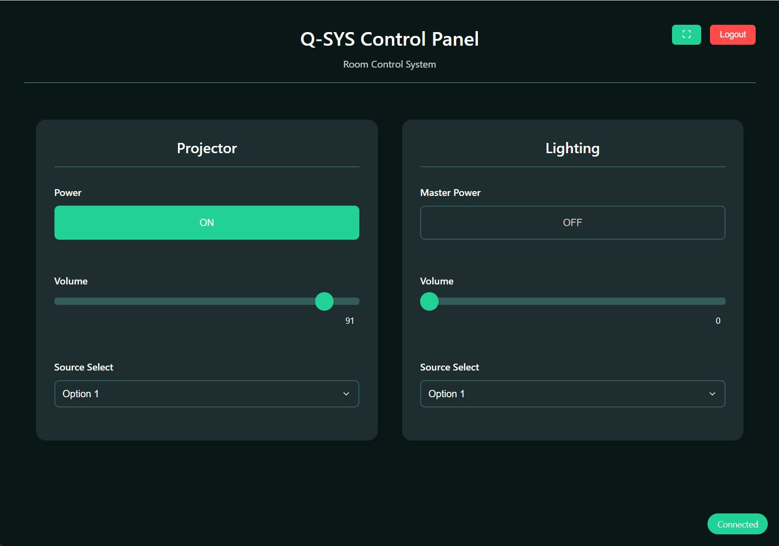 Web UCI interface running on multiple devices