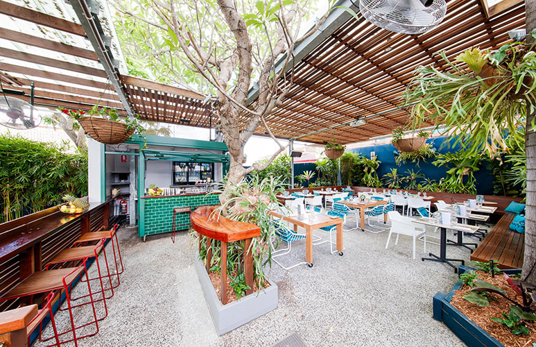 Covent Garden outdoor courtyard with AV installation